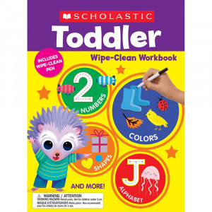 Toddler Wipe Clean Workbook - SC-1338891081 | Scholastic Teaching Resources | Cross-Curriculum Resources