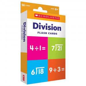 Flash Cards: Division - SC-714739 | Scholastic Teaching Resources | Multiplication & Division