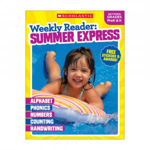 Weekly Reader: Summer Express Workbook, Between Grades PreK & K - SC-810888 | Scholastic Teaching Resources | Reading Skills