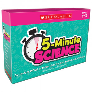 5-Minute Science: Grades 1-3 - SC-833011 | Scholastic Teaching Resources | Activity Books & Kits