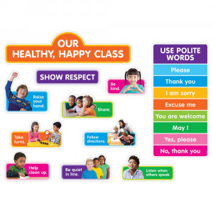 Our Healthy, Happy Class Bulletin Board Set - SC-862626 | Scholastic Teaching Resources | Classroom Theme