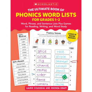 The Ultimate Book of Phonics Word Lists: Grades 1-2 - SC-9781546112686 | Scholastic Teaching Resources | Phonics