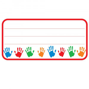 Hands Nametags, 1-5/8" x 3-1/4" , Pack of 36 - SE-804 | Creative Shapes Etc. Llc | Name Tags
