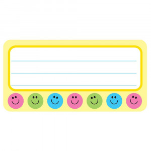 Smile Nametags, 1-5/8" x 3-1/4" , Pack of 36 - SE-808 | Creative Shapes Etc. Llc | Name Tags