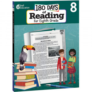 180 Days of Reading 2nd Edition, Grade 8 - SEP135159 | Shell Education | Reading Skills