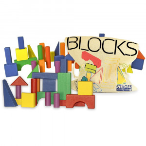 Sensory Builder Blocks, Set of 50 - SLM510 | Stages Learning Materials | Blocks & Construction Play