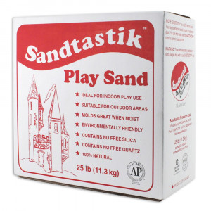 SND025 - Sandtastik White Play Sand 25Lb Box in Sand