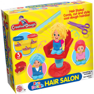 Creative Dough Fun Dough Activity Set - Hair Salon - SWT9721297 | Small World Toys | Dough & Dough Tools