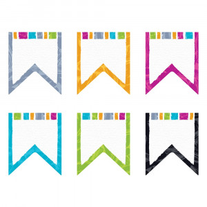 T-10676 - Color Harm Pennants Classic Accents Variety Pk in Accents