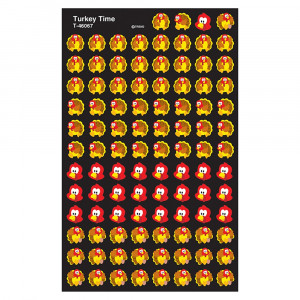 T-46067 - Supershapes Stickers Turkey Time in Holiday/seasonal