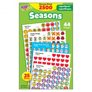 T-46914 - Stickers Seasons Colossal Variety Pk in Holiday/seasonal