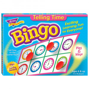 T-6072 - Bingo Telling Time Ages 6 & Up in Bingo