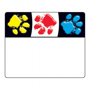 T-68081 - Paw Prints Name Tags in Name Tags