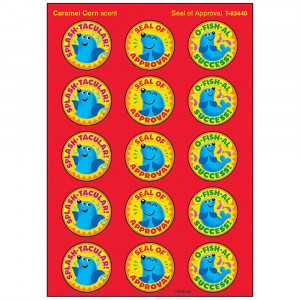 T-83440 - Seal Of Approval Stinky Stickers Lg Round in Stickers