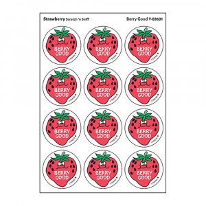 Berry Good/Strawberry Scented Stickers, Pack of 24 - T-83601 | Trend Enterprises Inc. | Stickers