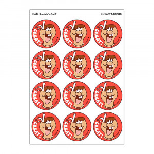 Great!/Cola Scented Stickers, Pack of 24 - T-83608 | Trend Enterprises Inc. | Stickers