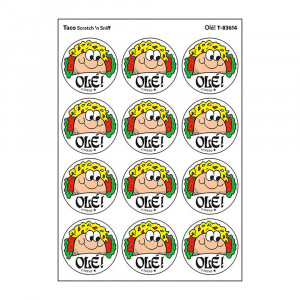 Olé!/Taco Scented Stickers, Pack of 24 - T-83614 | Trend Enterprises Inc. | Stickers