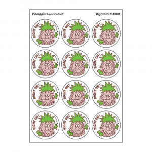 Right On!/Pineapple Scented Stickers, Pack of 24 - T-83617 | Trend Enterprises Inc. | Stickers