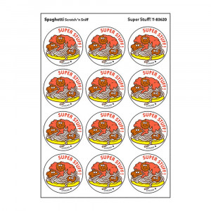 Super Stuff!/Spaghetti Scented Stickers, Pack of 24 - T-83620 | Trend Enterprises Inc. | Stickers