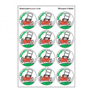 Whoopee!/Green Lawn Scented Stickers, Pack of 24 - T-83623 | Trend Enterprises Inc. | Stickers
