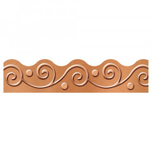 T-92680 - Copper Scrolls Terrific Trimmers I Heart Metal in Border/trimmer