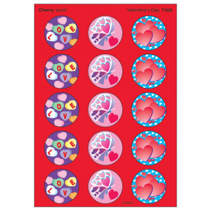T-928 - Stinky Stickers Valentines Day 60Pk Cherry Acid-Free in Holiday/seasonal