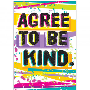 T-A67079 - Agree To Be Kind Argus Poster in Motivational