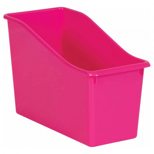 Pink Plastic Book Bin - TCR20390 | Teacher Created Resources | Storage Containers