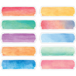 TCR20873 - Watercolor Labels in Name Plates