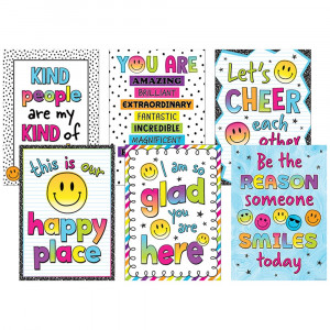 Brights 4Ever Positive Posters, Set of 6 - TCR2088702 | Teacher Created Resources | Motivational