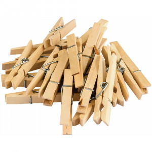 TCR20932 - Stem Basics Clothespins 50 Ct in Clothes Pins