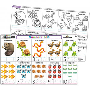 Numbers 1-10 Learning Mat - TCR21015 | Teacher Created Resources | Mats