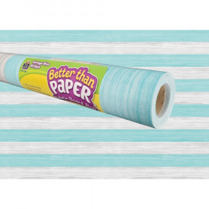 Vintage Blue Stripes Better Than Paper Bulletin Board Roll, 4' x 12', Pack of 4 - TCR32435 | Teacher Created Resources | Bulletin Board & Kraft Rolls