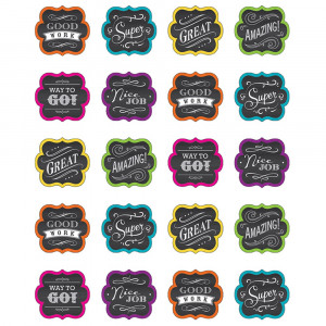 TCR5618 - Chalkboard Brights Stickers in Stickers