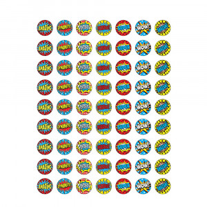 TCR5642 - Superhero Mini Stickers in Stickers