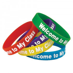 TCR6023 - Welcome To My Class Wristbands in Novelty