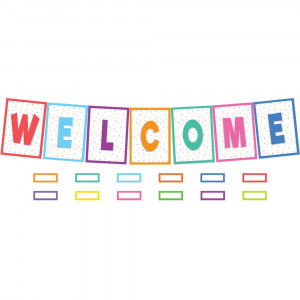 Colorful Welcome Bulletin Board - TCR6592 | Teacher Created Resources | Deco: Bulletin Boards