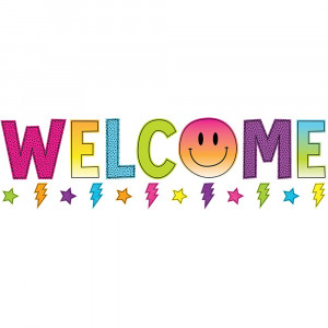 Brights 4Ever Welcome Bulletin Board Set - TCR6920 | Teacher Created Resources | Classroom Theme