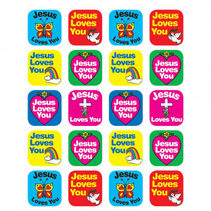 Jesus Loves You Stickers - TCR7020 | Teacher Created Resources | Deco: Stickers