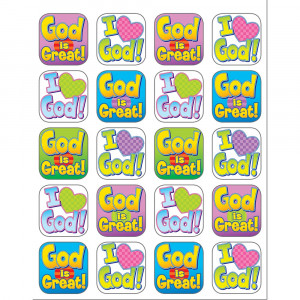God is Great Stickers - TCR7040 | Teacher Created Resources | Deco: Stickers