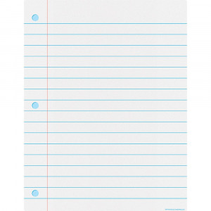 Notebook Paper Write-On/Wipe-Off Chart - TCR7114 | Teacher Created Resources | Classroom Theme
