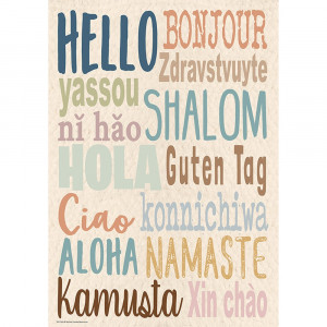 Everyone is Welcome Hello Positive Poster - TCR7143 | Teacher Created Resources | Motivational