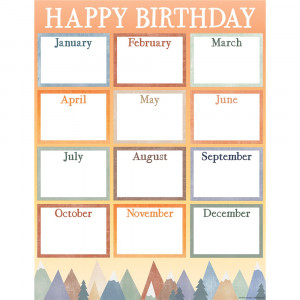 Moving Mountains Happy Birthday Chart - TCR7393 | Teacher Created Resources | Deco: Charts
