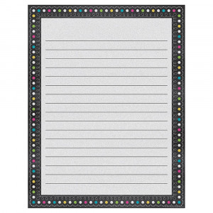 TCR7532 - Chalkboard Brights Lined Chart in Classroom Theme
