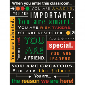 TCR7545 - When You Enter This Classroom Subway Art Chart in Classroom Theme