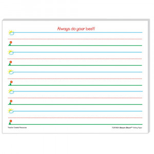 TCR76501 - Smart Start K-1 Writing Paper 100 Sheets in Handwriting Paper