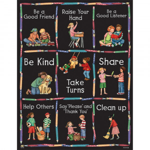 TCR7682 - Susan Winget Manners Chart in Miscellaneous