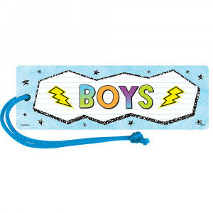 Brights 4Ever Magnetic Boys Pass - TCR77063 | Teacher Created Resources | Hall Passes