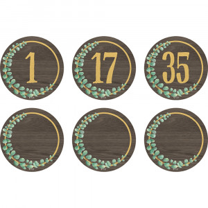 Eucalyptus Numbers Magnetic Accents, 2-1/4", Pack of 42 - TCR77484 | Teacher Created Resources | Letters