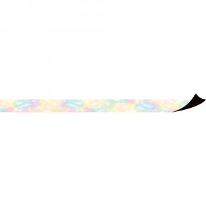 Pastel Pop Tie-Dye Magnetic Border, 24 Feet - TCR77575 | Teacher Created Resources | Border/Trimmer